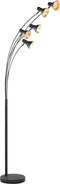 BARAGA - Staande lamp - Zwart - Metaal