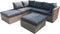 Baratti Hoek Loungeset Amalia Wicker Antraciet