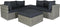 Baratti Hoek Loungeset Amalia Wicker Antraciet
