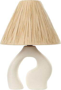 BARBAS - Tafellamp - Wit - Keramiek