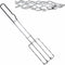 Barbecue Grill for Sausages Stainless steel (8 x 50 cm)