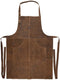 Barbecue schort leer - Bruin