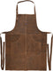 Barbecue schort leer - Bruin