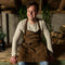 Barbecue schort leer - Bruin