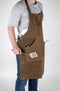 Barbecue schort leer - Bruin
