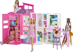 Barbie 65 jaar Vakantiehuis - Barbiepop - Barbiehuis