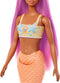Barbie A Touch of Magic - Oranje zeemeermin staart - Barbiepop