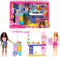Barbie Beach Boardwalk speelset met Barbie ‘Brooklyn’ & ‘Malibu’ 2 poppen, 2 Kraampjes en 30+ accessoires