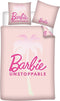 Barbie Dekbedovertrek Unstoppable polyester - 140 x 200 cm 63 x 63 cm