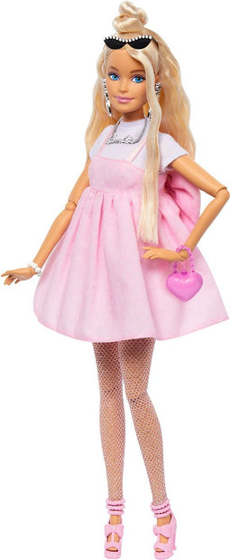 Barbie Deluxe Stijl - Pastelroze babydolljurk - Barbiepop