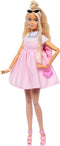 Barbie Deluxe Stijl - Pastelroze babydolljurk - Barbiepop