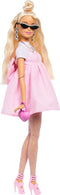 Barbie Deluxe Stijl - Pastelroze babydolljurk - Barbiepop