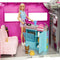 Barbie - Droomcamper Barbie auto - Speelset met Barbie meubels en glijbaan