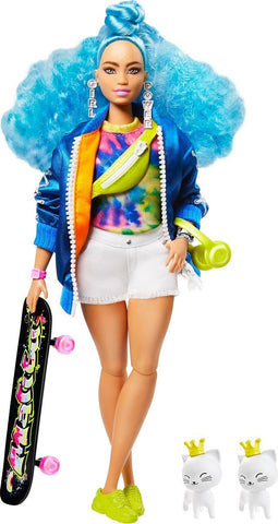 Barbie Extra - Blue Afro Hair