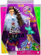 Barbie Extra Doll in blauw jasje met ruches en krokodil huisdier - Modepop - Barbiepop