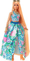Barbie Extra Fancy Barbiepop - Blond - Gebloemde set - Barbiepop