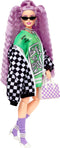 Barbie Extra - Modepop Barbiepop - Paars haar met race jack