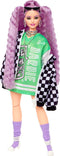 Barbie Extra - Modepop Barbiepop - Paars haar met race jack