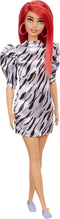 Barbie Fashionista Pop - Zwart/wit jurkje