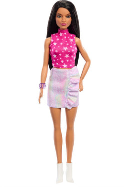Barbie Fashionista Rock Pink und Metallic - Modepop