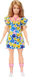 Barbie Fashionistas - Bloemenjurk - Barbiepop met Syndroom van Down