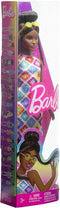 Barbie Fashionistas - Jurk met gekleurd patroon - Barbie pop