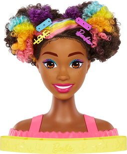 Barbie Kappop - Krullend bruin haar - Met 20 accessoires
