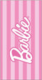 Barbie - kinder strandlaken strandhanddoek badlaken handdoek - roze - funcadeau schoencadeau - kerst cadeau tip