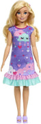 Barbie My First Barbiepop - Paarse jurk met accessoires - Barbiepop
