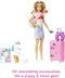Barbie op reis - Barbiepop met roze koffer en reisaccessoires