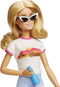 Barbie op reis - Barbiepop met roze koffer en reisaccessoires
