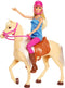 Barbie pop met paard - Met zadel en hoofdstel