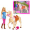 Barbie pop met paard - Met zadel en hoofdstel