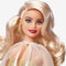 Barbie Signature - Holiday Barbie pop - Gouden jurk - Modepop