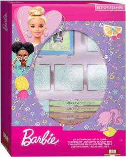 Barbie Stempelset met 4 Stempels