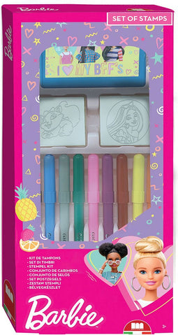 Barbie Stempelset met Viltstiften