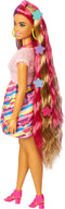 Barbie Totally Hair Doll - Paars, roze - Barbiepop