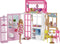 Barbie Vakantiehuis met Barbiepop - Barbie huis met 2 verdiepingen