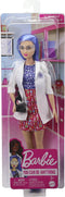 Barbie You Can Be Anything - Droombaan Barbiepop - Wetenschapper met jas