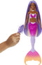 Barbie Zeemeerminpop - Met roze haar - 38 cm - Barbiepop