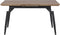 BARBOSA - Uitschuifbare eettafel - Donkerhout - 80 x 140/180 cm - MDF