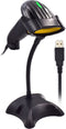 Barcode Reader with Support Ewent EW3400 LED USB Black
