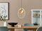 BARDO - Hanglamp - Goud/Lichtbruin - Metaal