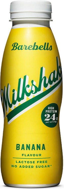 Barebells Milkshake - Eiwitshake / Proteine Shake - Lactosevrij - 8 x 330 ml - Banaan