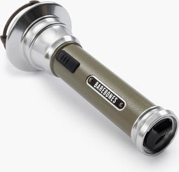 Barebones Oplaadbare Vintage Flashlight LED Zaklamp olijf kleur