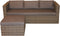Bari loungeset natural kobo grey