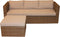 Bari loungeset rattan grey