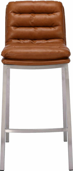 Barkruk Finstrom Kunstleer RVS, Wit