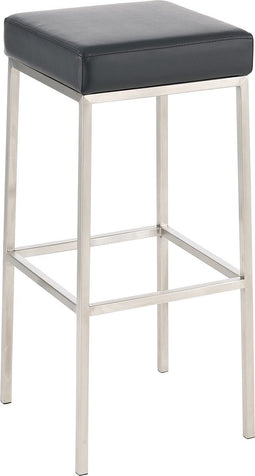 Barkruk Helsinki Kunstleer E85, Zwart