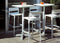 Barkruk Hip voor kantine terras of cafe Rood